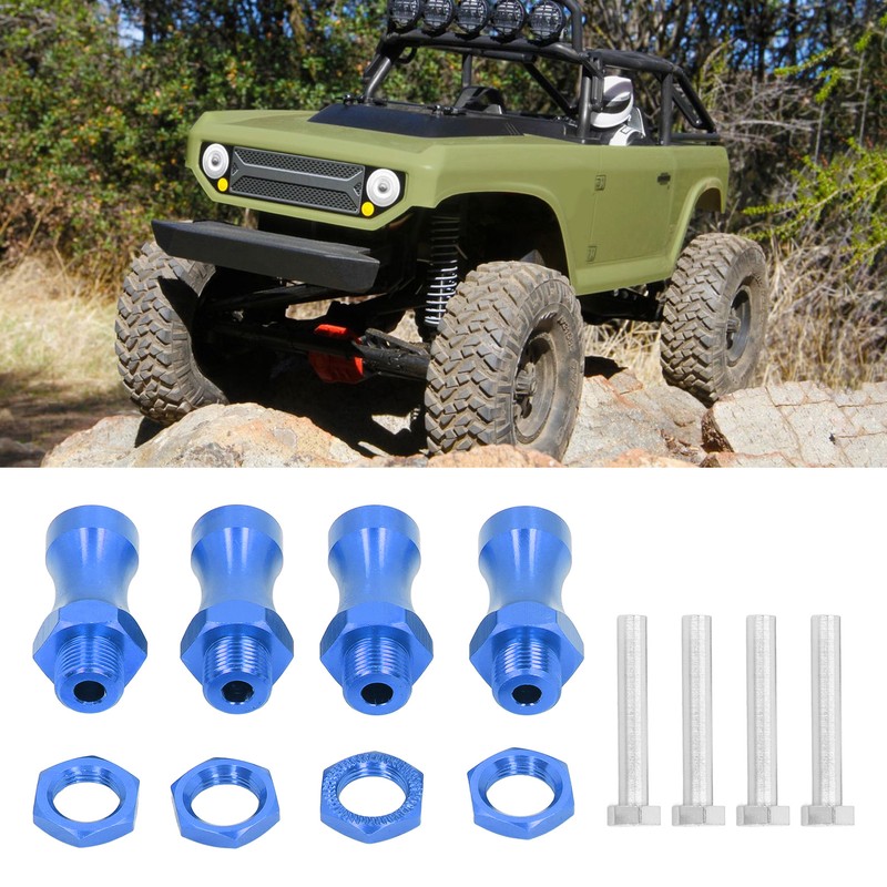 RC 12mm to 17mm Metal Wheel Extension Hex Conversion Adapter