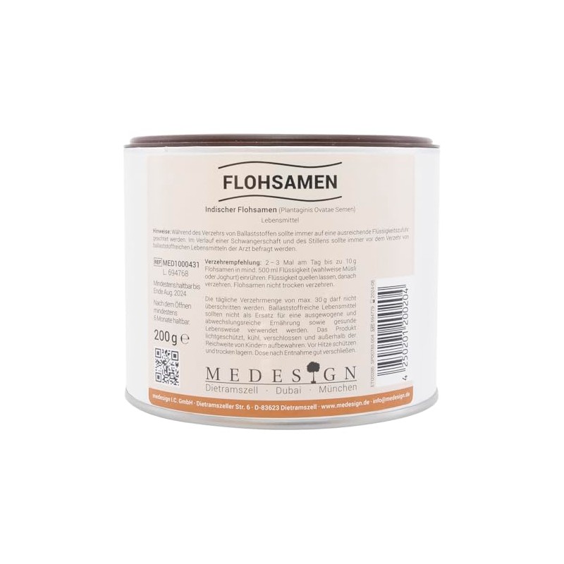 Psyllium Seeds Indian 99% 200 g