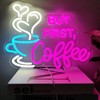 But First Coffee Neon Sign, Large 5 V USB Operated
