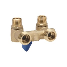 Mueller B & K 102-207 Washing Machine Shut Off Valve, 1/2" IPS Inlet X 3/4" MH Outlet