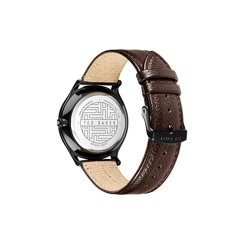 Ted Baker Manhatt | Blue Dial | Brown Leather Strap