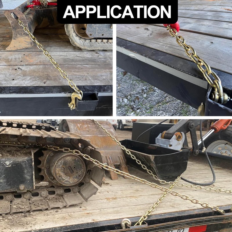 3/8Inch x10 Feet Grade 70 Transport Binder Chain with G70