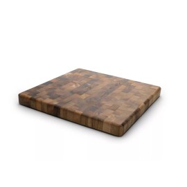 Ironwood Gourmet 28218 Square Charleston End Grain Chef's Board , Acacia Wood...