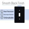 Bates- Light Switch Cover, Pack of 10, 1-Gang, Black, Single