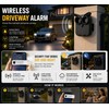 Wireless Driveway Alarm for Home Security – Waterproof Motion Sensor
