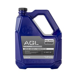 Polaris AGL Full Synthetic Automatic Gearcase Lubricant and Transmission Fluid for Off Road Vehicles with 4 Stroke Engine, 1 Gallon, for ATV UTV SxS Maintenance - Part 2878069