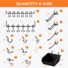 INCLY 220PCS Extra Thick 1/4" Pegboard Accessories Organizer Kit, Heavy