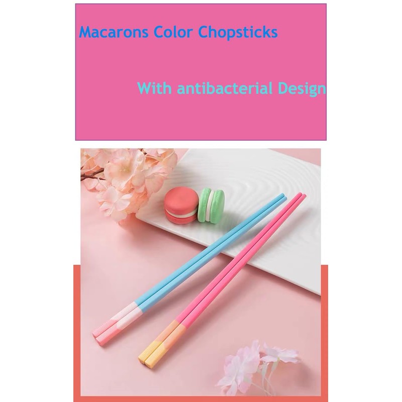 Fejapa 5 Pairs Reusable Chopstick Helpers Training Chop sticks Adult
