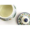 Hand Painted Italian Ceramic Garlic Jar Venezia - Handmade in