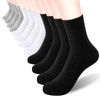 FIXPURY 6 Pairs Thin Ankle Socks for Men and Women,