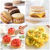 Ocmoiy 4 Inch Silicone Egg Molds for Baking/Jumbo Muffin Top