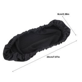 1 Pair Removable Armrest Covers for Office Chair Elastic Universal Cushion for Armrest Protector,Washable Chair Armrest Pad Covers (Black)