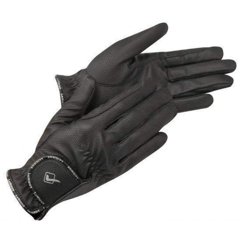 LeMieux Pro Touch Classic Riding Gloves - Brown - Large