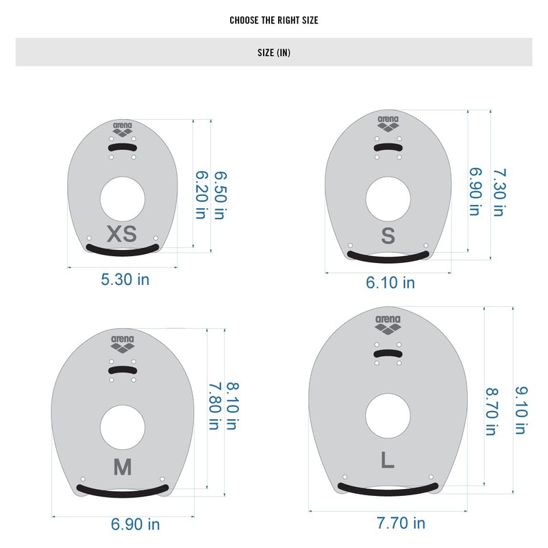 ARENA Accessorio da Allenamento Elite Hand Paddle 2