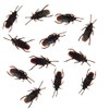 Cooplay 30pcs Fake Roaches Prank Cockroach Bugs Look Real Black