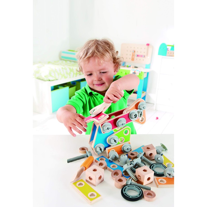 Hape E3081 Master Builder Set, Multicolor