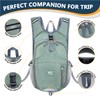 VHYBRIX 15L Hiking Backpack - Lightweight Small Packable Daypack Travel