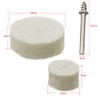 100 Pcs Wool Felt Polishing Wheel Wool Felt Polishing Buffing