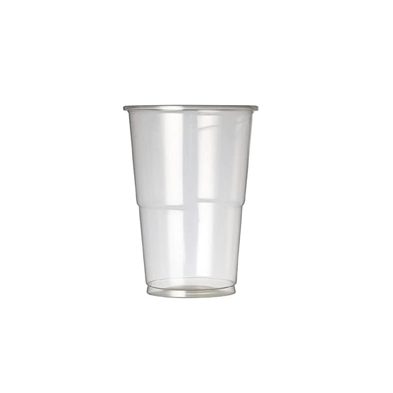 eGreen 100 Premium Disposable Cups, Strong Extra Clear Polypropylene (PP)