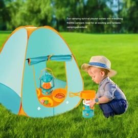 PowerTRC Kids Camping Set with Pop Up Tent, Kids Play Tent Toddler Toys, Toddler Outdoor Toys Camping Tools Set for Kids