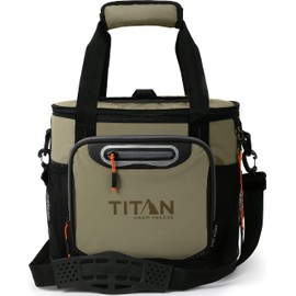 Titan Deep Freeze 24 Can Insulated Bucket Tote Cooler, Moss