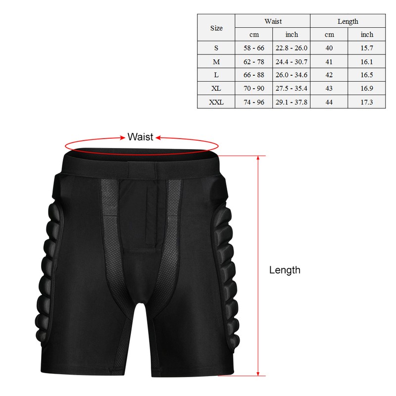 Hip Butt Protection Padded Shorts Armor Hip Protection Shorts Pad