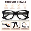 Gaoye 6 pack Oversized Reading Glasses for Women Stylish Blue