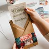 Blind date with a book with stickers, handmade magnetic bookmark,
