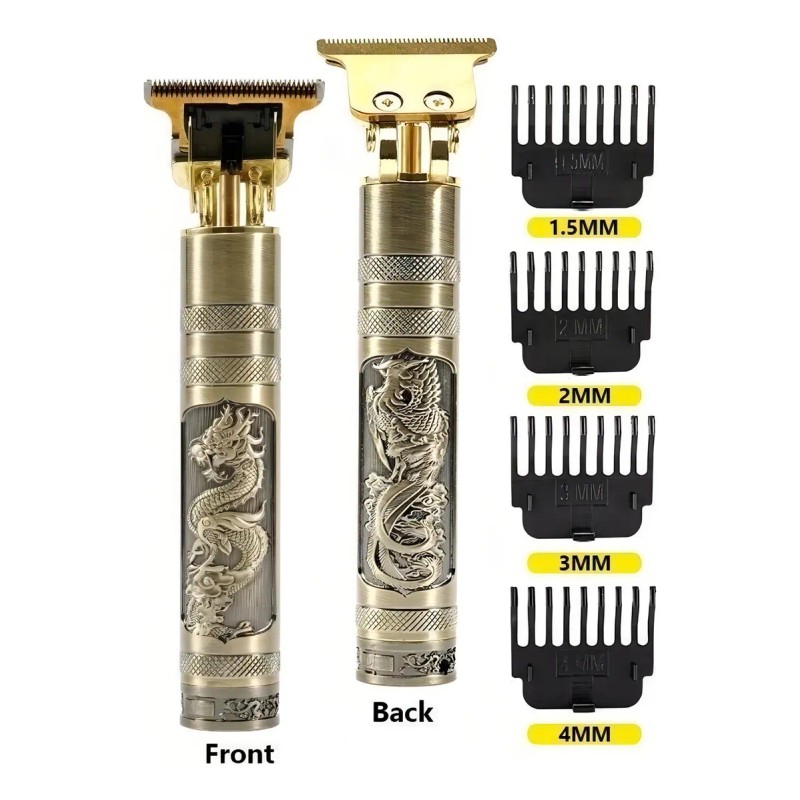 Recortadora Vintage Profissional T9 Negra Color Negro