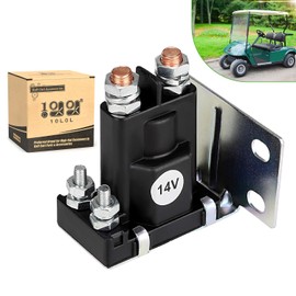 10L0L 14V Golf Cart Solenoid for EZGO TXT Medalist ST Series 1994-up Gas Vehicles, 200A 4 Terminal Starter Solenoid, Replace OEM 27153-G01 27153G01 612813