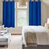 Diraysid Royal Blue Grommet Blackout Curtains for Bedroom Thermal Insulated