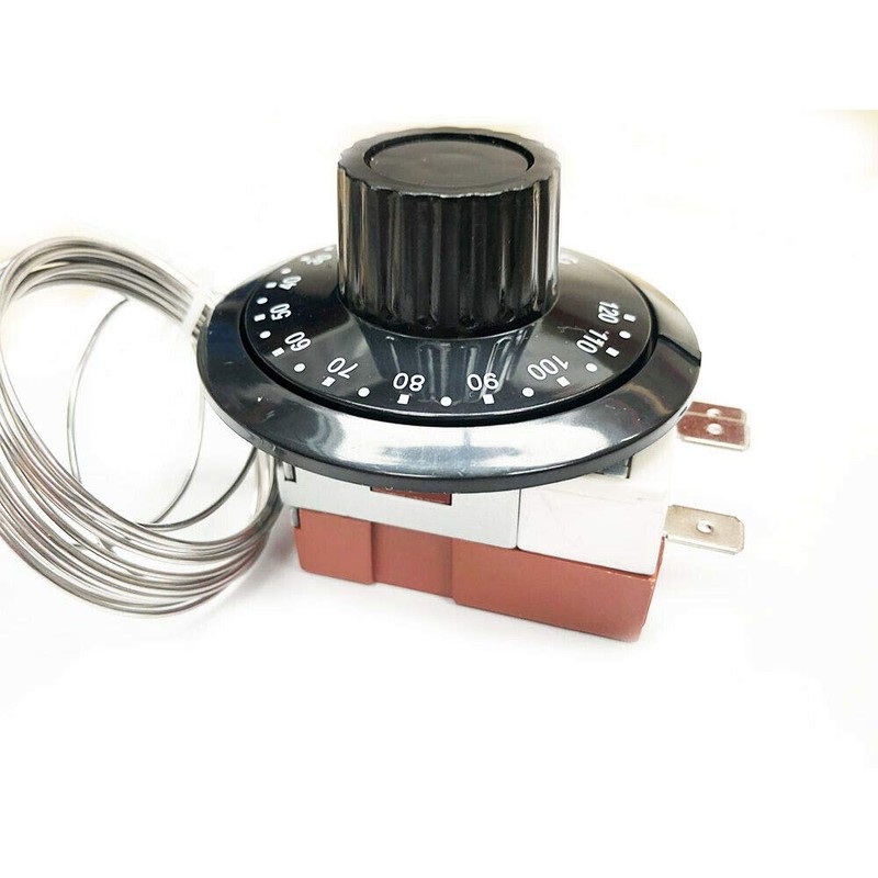 Universal 12V Capillary Thermostat Cooling Radiator, Riloer TS-120SR Fan Control