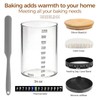 BRIRILINE Pro Sourdough Bread Starter Kit - 34 oz sourdough
