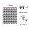 FADLASH Individual Cluster Lashes 20d 0.07 d Curl 12mm Russian