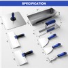Drywall Hand Tools Kit, Drywall Knife Set with Putty Knives,