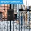 Yaocom Metal Locking Mailbox Wall Mount Key Drop Mailbox for