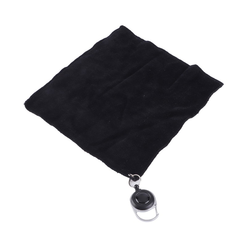 1 Pcs Double‑sided Plush Cotton Golf Club Cleaning Towel Cloth