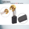 4pcs Carbon Motor Brush,Power Grinder Motor Replacement Part Polisher Carbon