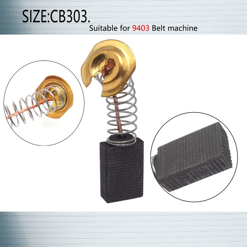4pcs Carbon Motor Brush,Power Grinder Motor Replacement Part Polisher Carbon