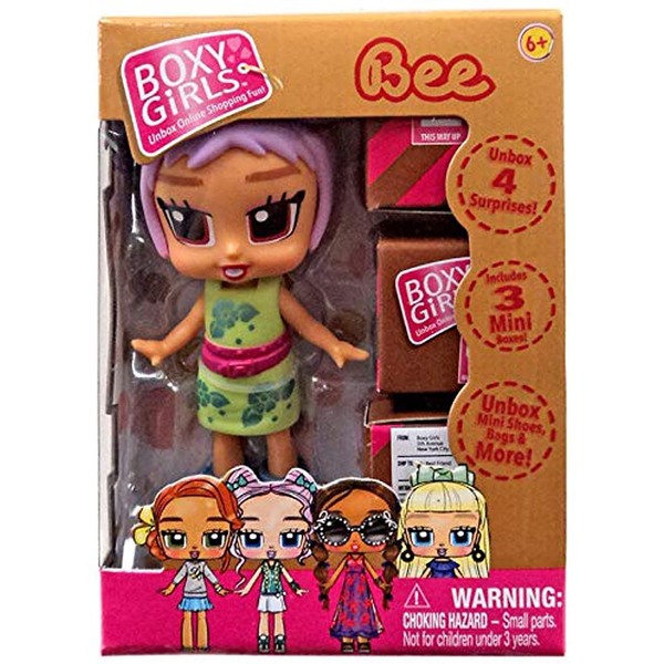 Boxy Girls - Mini Bee - Comes with 3 Accessory Boxes - Ages 6 and Up