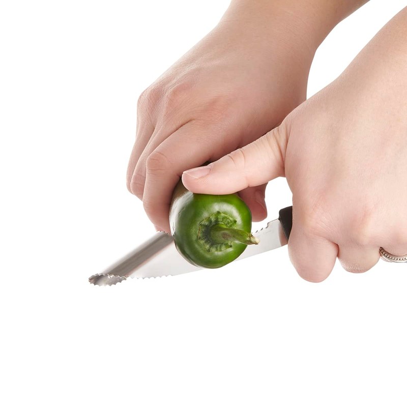 HIC Kitchen Jalapeno Pepper Corer, Stainless Steel Blade, 7-Inches x