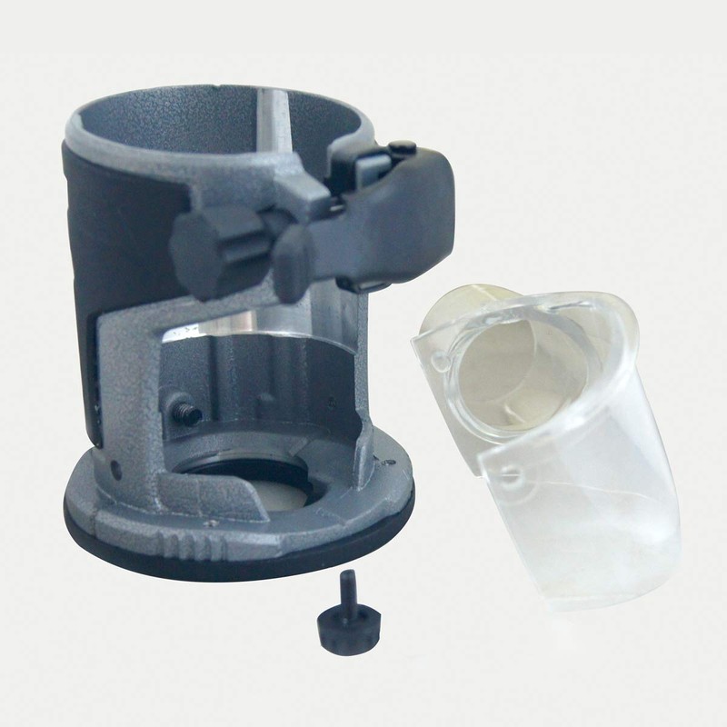 KATSU Trimmer Router Offset Base with Dust Exhaust, Fully Adjustable,