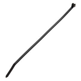 pandouitto Stainless Nail Locking Nylon Cable Ties, Natural, Weather Resistant Black BT Series