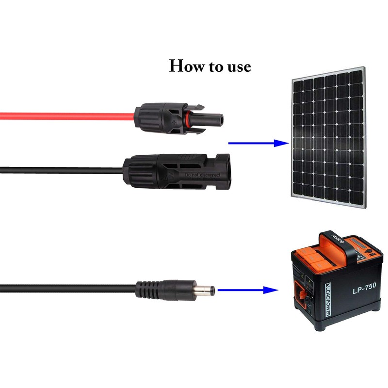 zdyCGTime - Adaptador solar macho y hembra a CC de