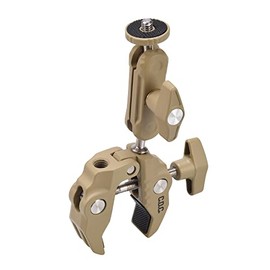 ETSUMI CDC-004 Multi-Pole Clamp, Sand [360° Rotatable Ball Head] CDC Cam Decam