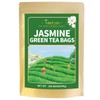 TeeLux Jasmine Green Tea Bags, Natural Caffeinated Jasmine Scented Green