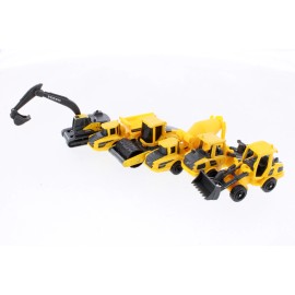 Maisto MINI WORK MACHINES VOLVO 15 PIECE CONSTRUCTION SITE SET 3" DIECAST MAISTO 12376