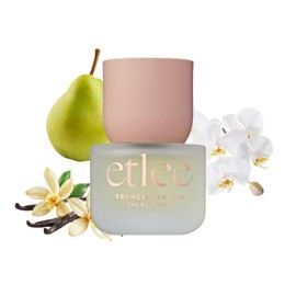ETLEÉ French Vanilla Eau de Parfum 1.01oz, Long Lasting Perfume Inspired by Kay Vanilla 28, Oriental Notes With Pear, Musk, Amber, Rose, Lily, Patchouli & Sandalwood, Luxury Fragrance for Women & Men