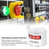 Push Button Switch Guard Case Transparent Impact Resistant Emergency Stop