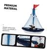Operitacx Sailing Ship Model Decorative Sailboat Craft for Home Fish